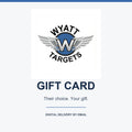 Wyatt Targets digital gift card, delivered by email